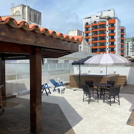 Cobertura Guaruja Apto Com Jacuzzi E Churrasqueira ภายนอก รูปภาพ