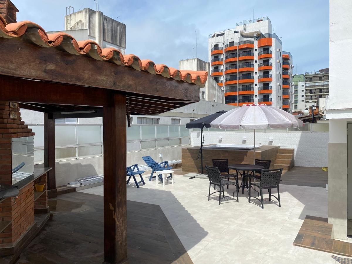 Cobertura Guaruja Apto Com Jacuzzi E Churrasqueira ภายนอก รูปภาพ