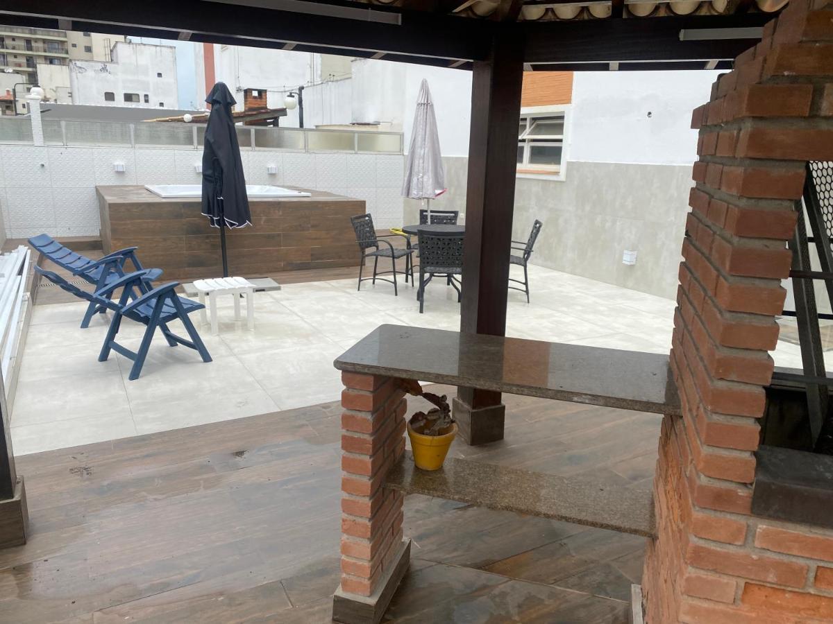Cobertura Guaruja Apto Com Jacuzzi E Churrasqueira ภายนอก รูปภาพ