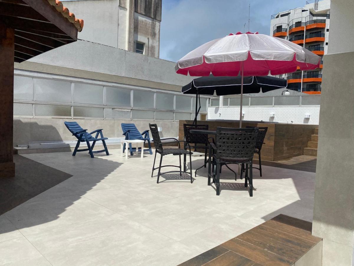Cobertura Guaruja Apto Com Jacuzzi E Churrasqueira ภายนอก รูปภาพ