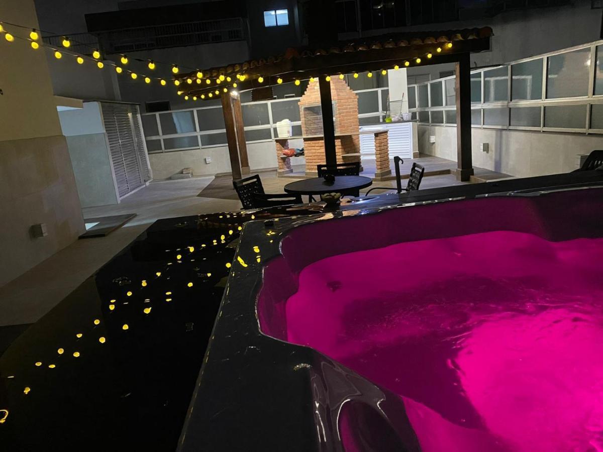Cobertura Guaruja Apto Com Jacuzzi E Churrasqueira ภายนอก รูปภาพ